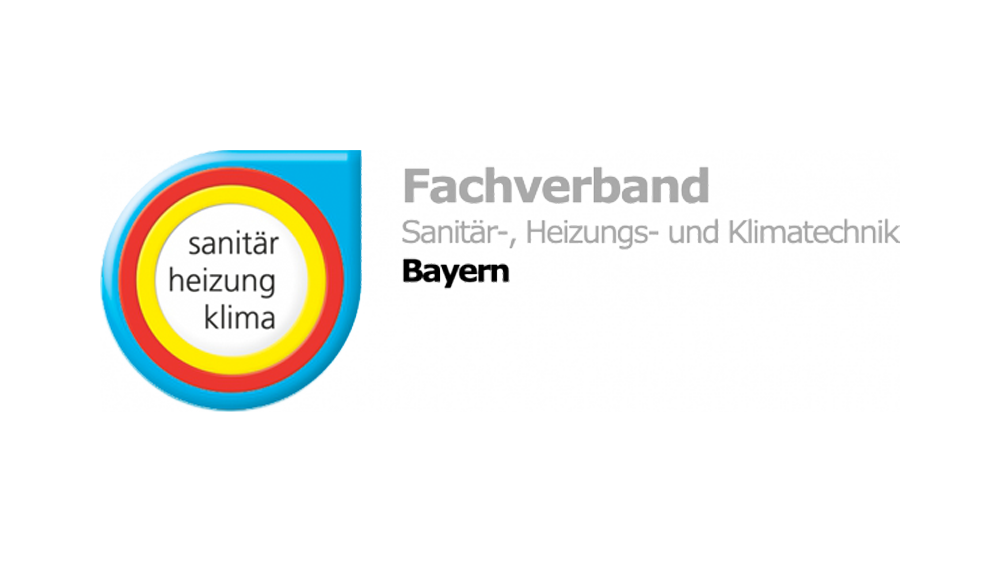 Logo des Fachverbands Sanitär-, Heizungs- und Klimatechnik Bayern.